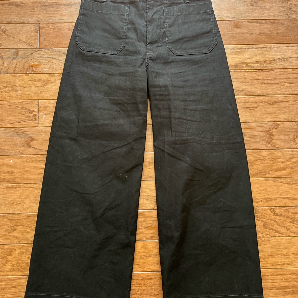 Maeve by Anthropologie Black Wide Leg Pants